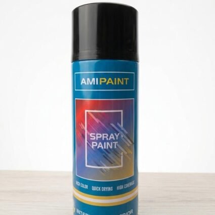 PEINTURE SPRAY NOIR BRILLANT 280G
