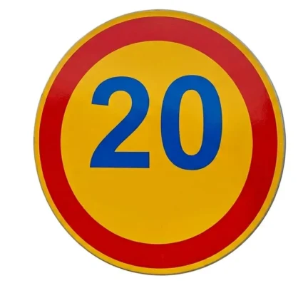 PANNEAU DE SIGNALISATION LIMITATION DE VITTESSE