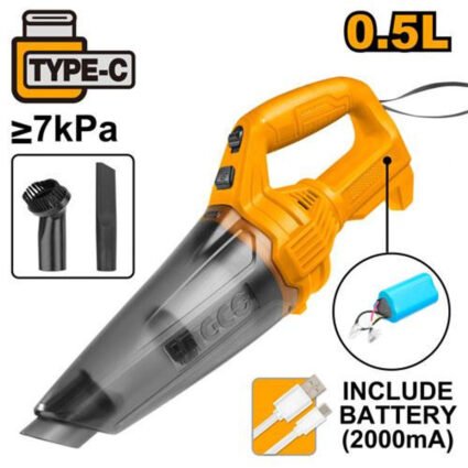ASPIRATEUR 0.5L 12V REF:CVLI2026 INGCO INGCO Maroc