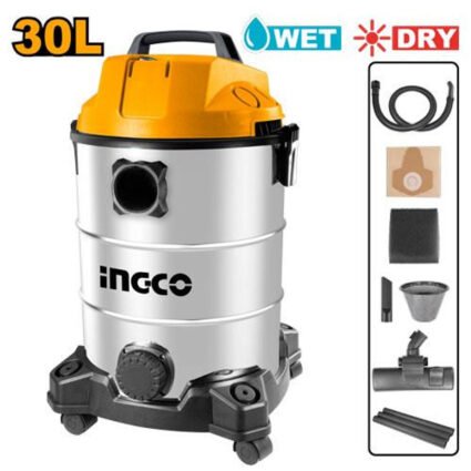 ASPIRATEUR PROFESSIONNEL 30L 1300W REF: VC13301 INGCO INGCO Maroc