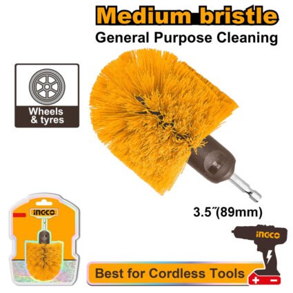 BROSSE DE NETTOYAGE 360° POUR VISSEUSE A POILS SOUPLE REF:WCBM1360 INGCO INGCO Maroc