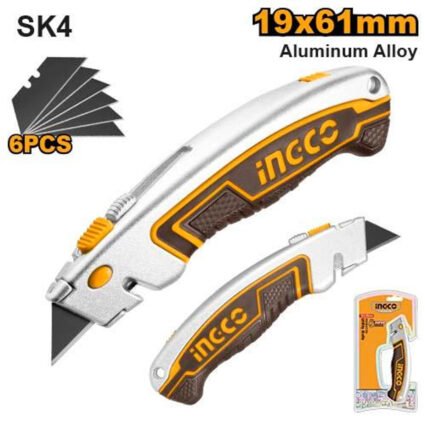 CUTTER +6 LAMES 61*19mm REF: HUK6128 INGCO INGCO Maroc