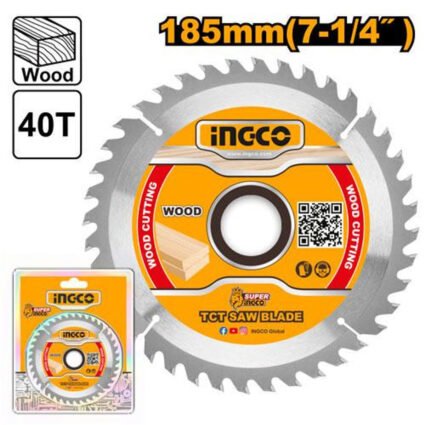 DISQUE ALU 185MM 40 DENTS POUR CS18528/68 REF:TSB118515 INGCO INGCO Maroc
