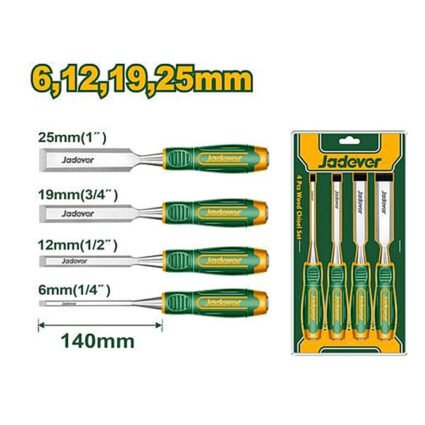 Ensemble de 4 ciseaux à bois JADEVER Maroc