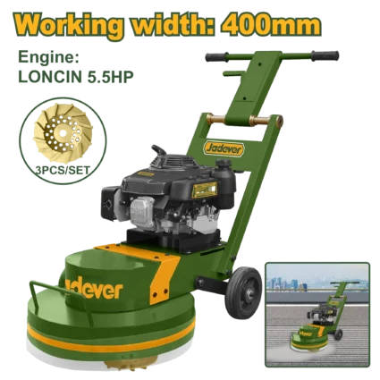 Ponceuse à béton Jadever JDSFM2A252 5.5HP pour finition béton professionnelle au Maroc