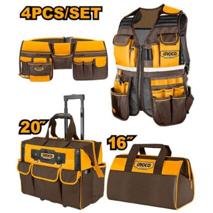 JEU DE 4 SACS A OUTILS REF:COS230910 INGCO INGCO Maroc