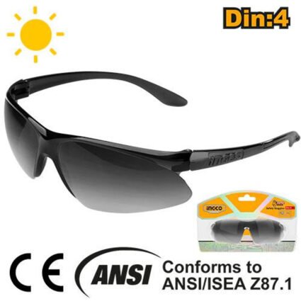 LUNETTE DE PROTECTION NOIR REF:HSG06 INGCO INGCO Maroc