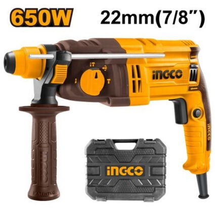 MARTEAU PERFORATEUR 650W 22mm REF: RGH6528 INGCO INGCO Maroc