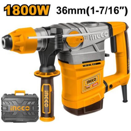 MARTEAU PERFORATEUR SDS PLUS 1800W 36mm+5 ACCESS REF: RH18008 INGCO -C- INGCO Maroc