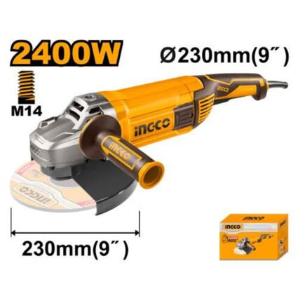 MEULEUSE ANGULAIRE 230mm 2400W REF:AG24008 INGCO INGCO Maroc