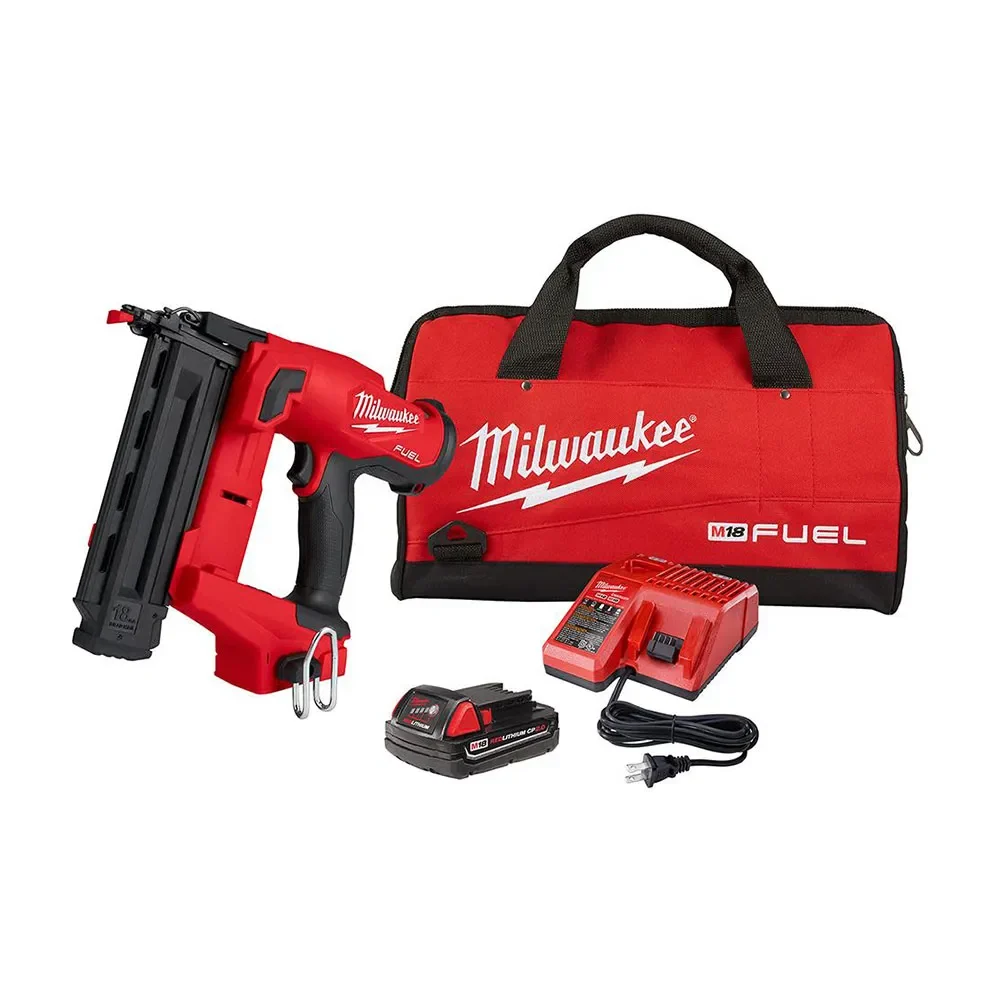 Milwaukee M18 FUEL 18 Gauge Brad Nailer Kit