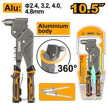 PINCE A RIVETER 2.4-3.2-4-4.8mm PIVOTANTE REF: SHHR106 INGCO INGCO Maroc