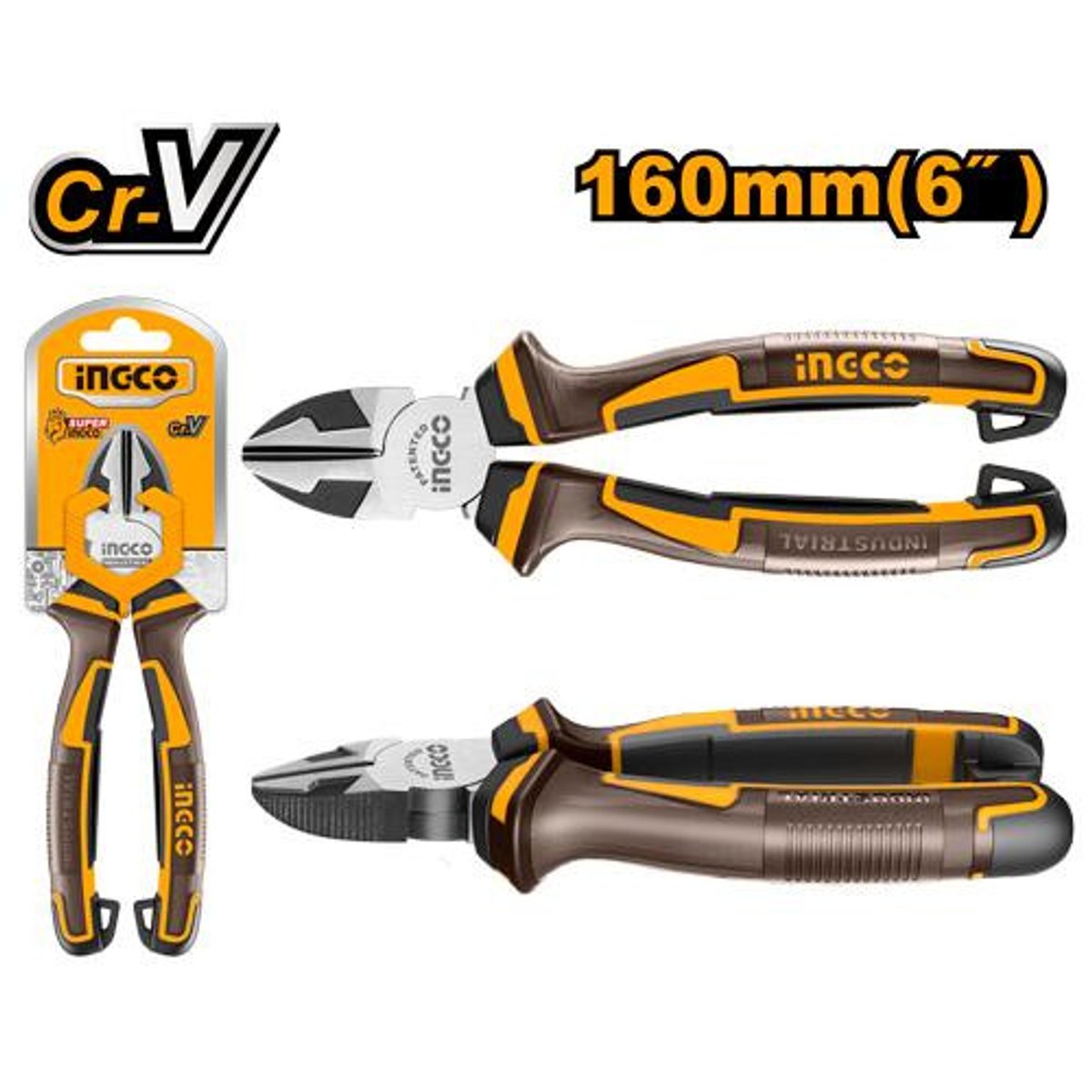 Pince Coupante Diagonale 160Mm Ref: Hdcp28168 Ingco 1 Pince Coupante Diagonale 160Mm Ref: Hdcp28168 Ingco Ingco Maroc