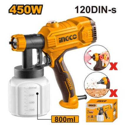 PISTOLET DE PEINTURE 450W REF:SPG3508 INGCO INGCO Maroc