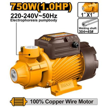 POMPE A EAU 750W 1HP REF:VPM75068 INGCO INGCO Maroc