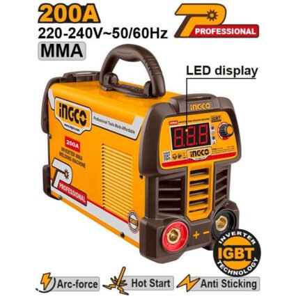 POSTE A SOUDER 200A MMA ONDULEUR SI REF:ING-MMA20069 INGCO -C- INGCO Maroc