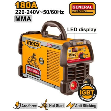 POSTE A SOUDER MMA 180A REF:ING-MMA18059 INGCO INGCO Maroc