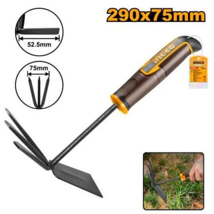 RATEAU JARDIN 75*290mm EN ACIER DE CARBONE REF: HGT979K INGCO INGCO Maroc