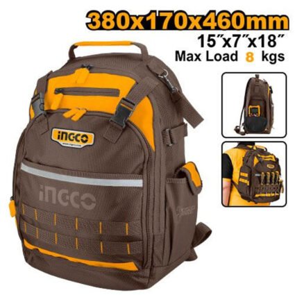 SAC A DOS POUR OUTILS 450mm*340mm*170mm REF: HBP01028INGCO INGCO Maroc
