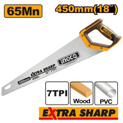 SCIE A BOIS 450mm REF:HHAS15450 INGCO INGCO Maroc