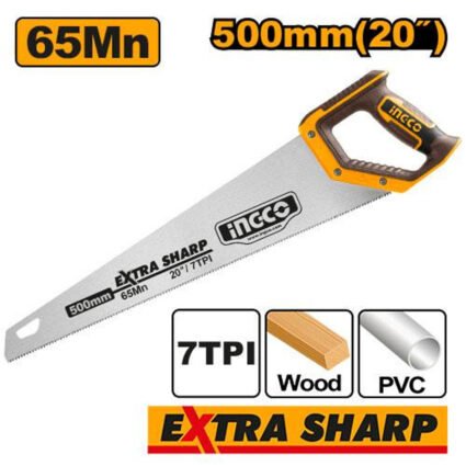 SCIE A BOIS 500mm REF: HHAS08500 INGCO INGCO Maroc
