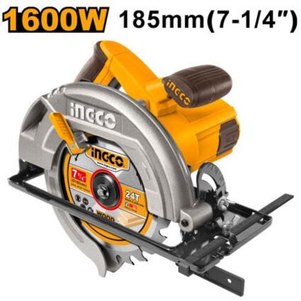 SCIE CIRCULAIRE 185MM 1600W +DISQUE 185MM REF:CS18568 INGCO INGCO Maroc