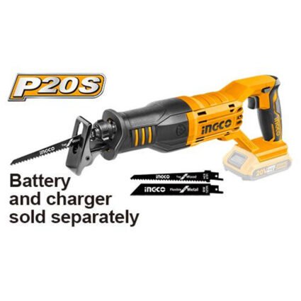 SCIE SABRE 20V (SANS BATTERIEN/CHARGEUR) +2 LAMES REF: CRSLI1151 INGCO INGCO Maroc