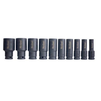 SERIE DE DOUILLE IMPACT 1/2 REF:3012 NOBEL OUTILLAGE A MAIN Maroc