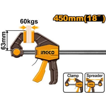 SERRE JOINT RAPIDE 18"450mm REF: HQBC01603 INGCO INGCO Maroc