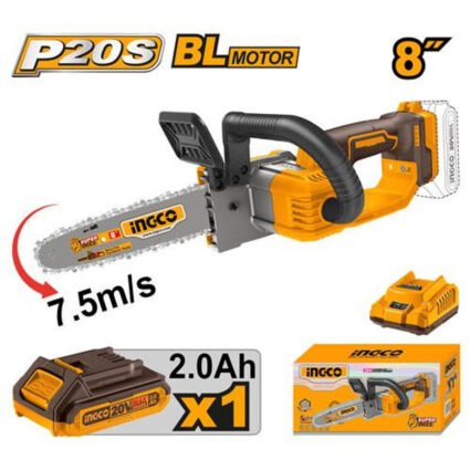 TROCONNEUSE A CHAINE 20V 1BATTERIE 8"200MM REF:CGSLI20851 INGCO INGCO Maroc